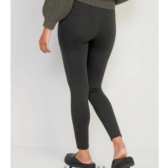 Old Navy Stevie Ponte Pant Charcoal Gray - Picture 2 of 10